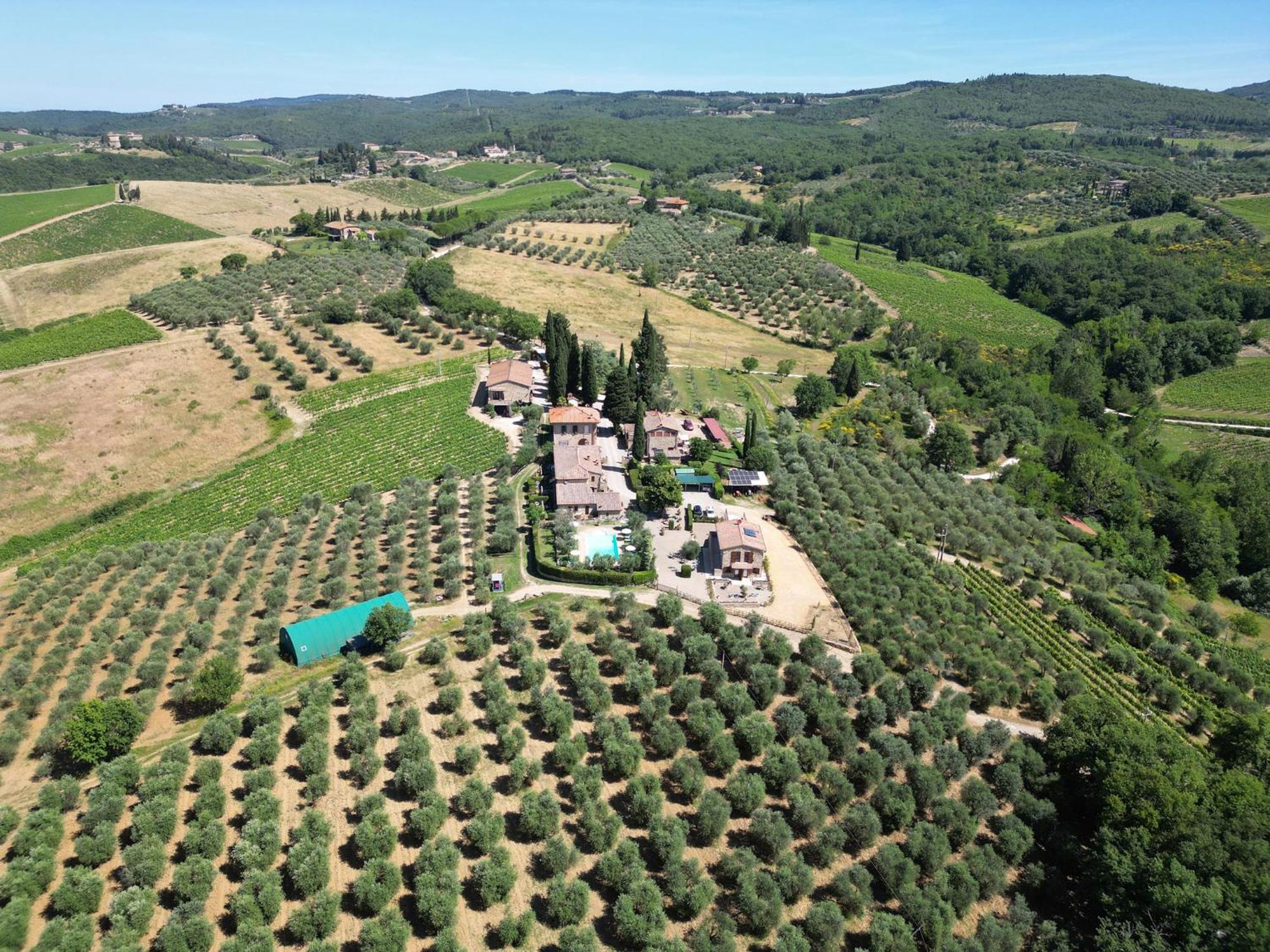 Il Poderino Villa Monteriggioni Luaran gambar